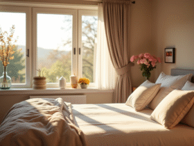 Chambre d'hôtel en Bretagne avec lumière naturelle